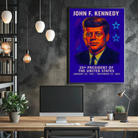 John F. Kennedy 35th President Poster