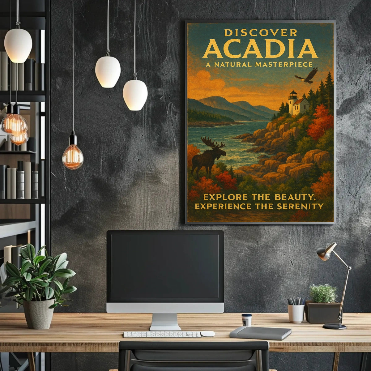 Discover Acadia A Natural Masterpiece Poster