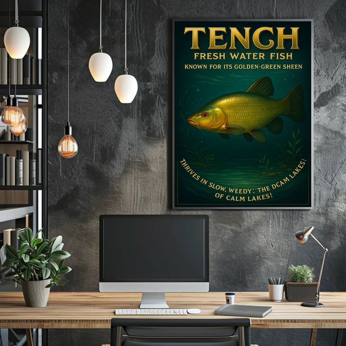 Tench Fresh Water Fish Poster