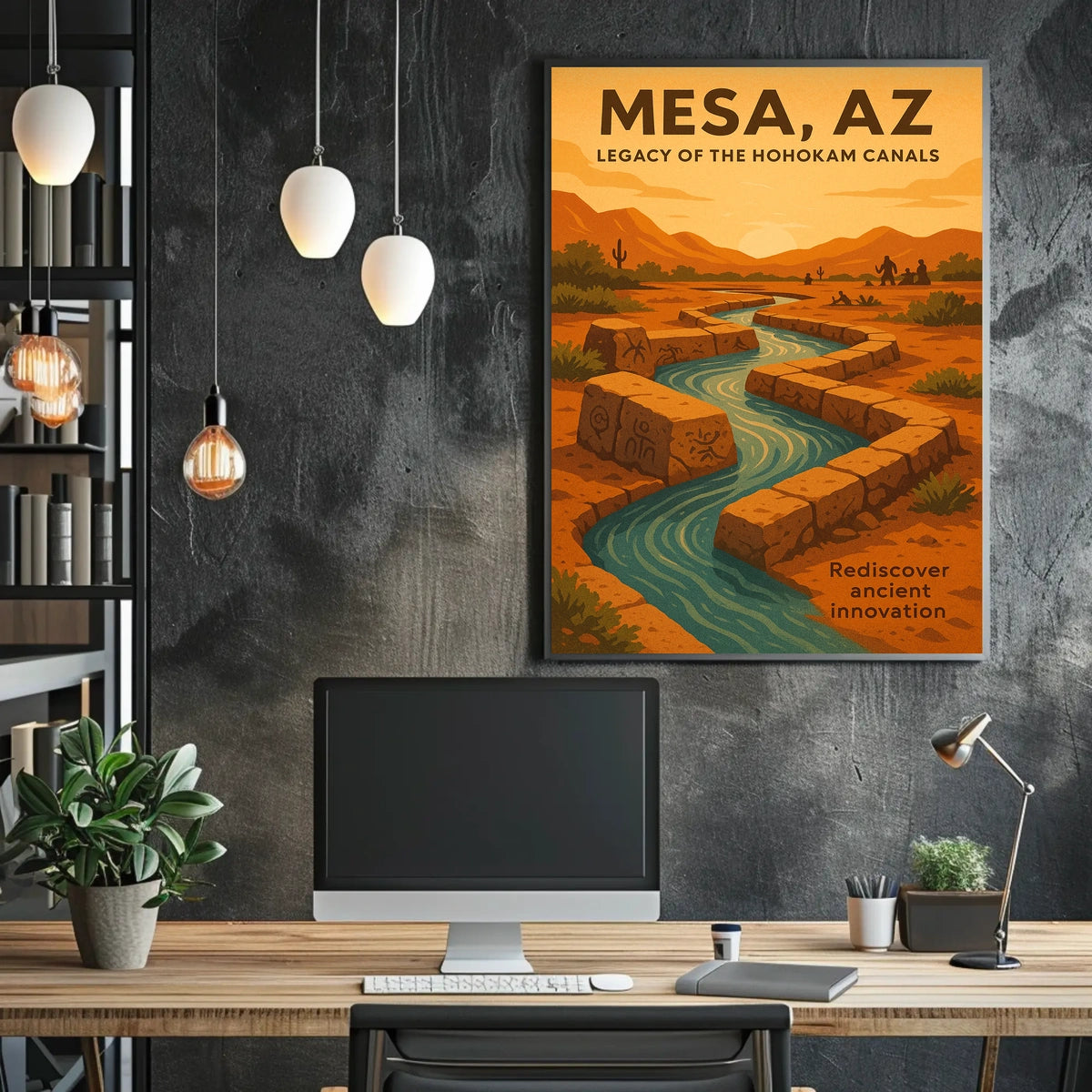 Legacy of the Hohokam Canals Poster