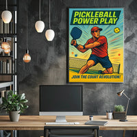 Pickleball Power Play Poster