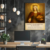Saint Elizabeth of Hungary Poster PosterGoat