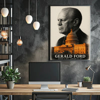 Gerald Ford 38th President of the United States Reflections Poster