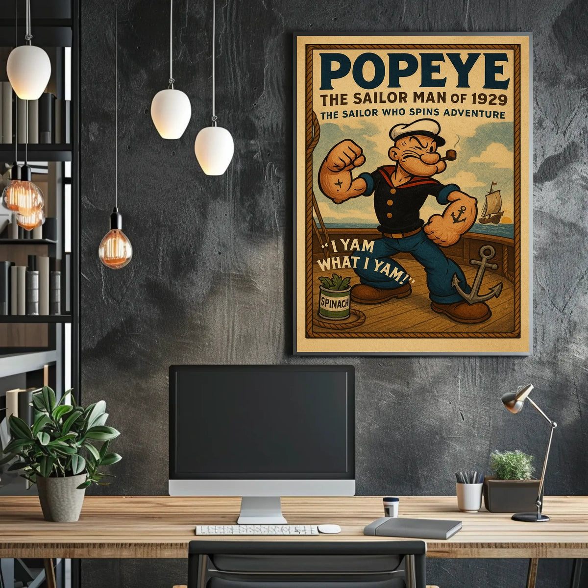 Popeye 1929 Art Poster POP-12