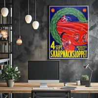 Skarpnäcksloppet Motorcykel and Midget Race Poster