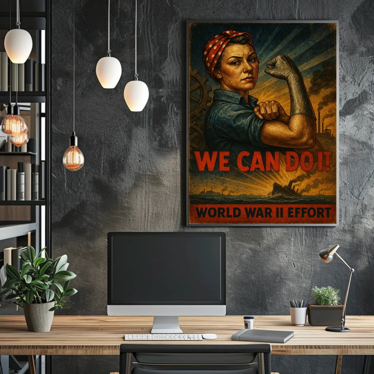We Can Do It World War II Effort Poster