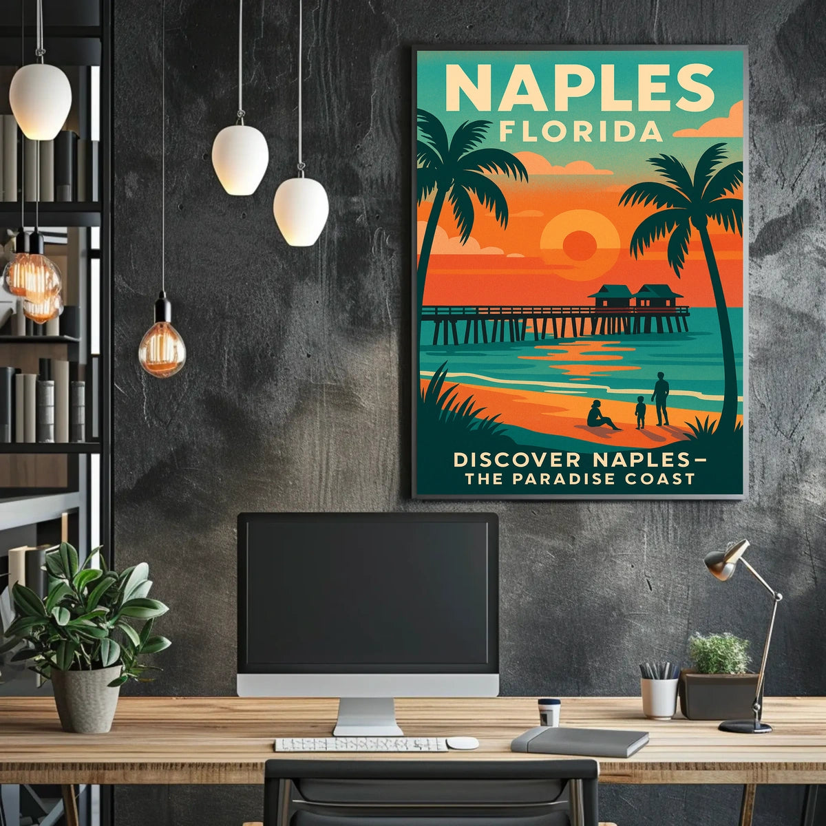 Discover Naples The Paradise Coast Poster