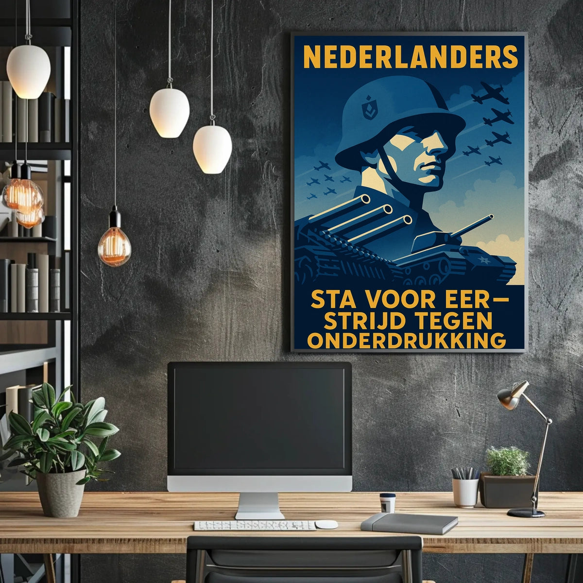 Stand for Honor Fight Against Oppression Poster
