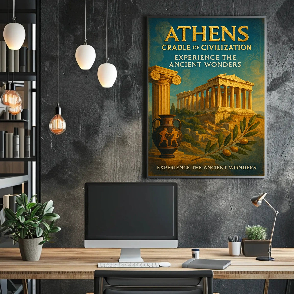 Athens Cradle of Civilization Poster