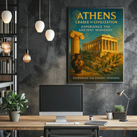 Athens Cradle of Civilization Poster