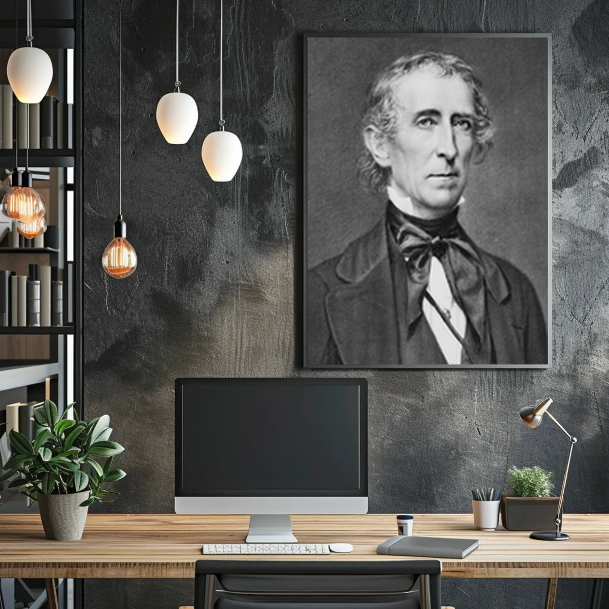 Portrait of a Historical Figure Poster