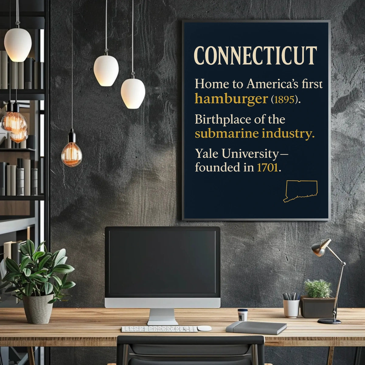 Discover Connecticut Poster