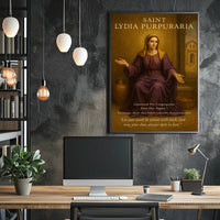 Saint Lydia Reverent Poster for Cultural or Heritage Poster