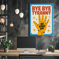 NO KINGS DAY Political or Propaganda Poster