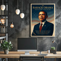 Barack Obama 44th President Political Poster