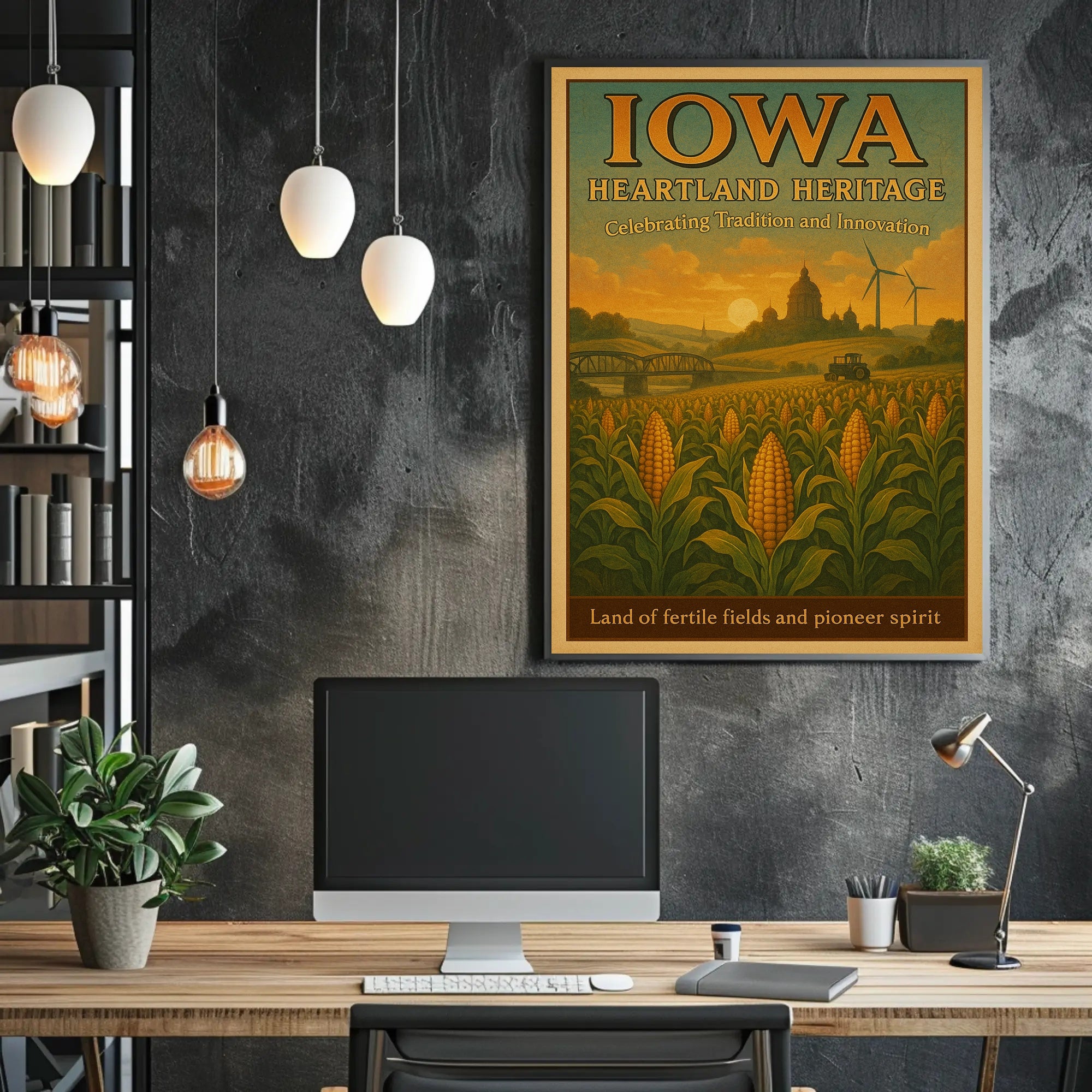 Iowa Heartland Heritage Poster