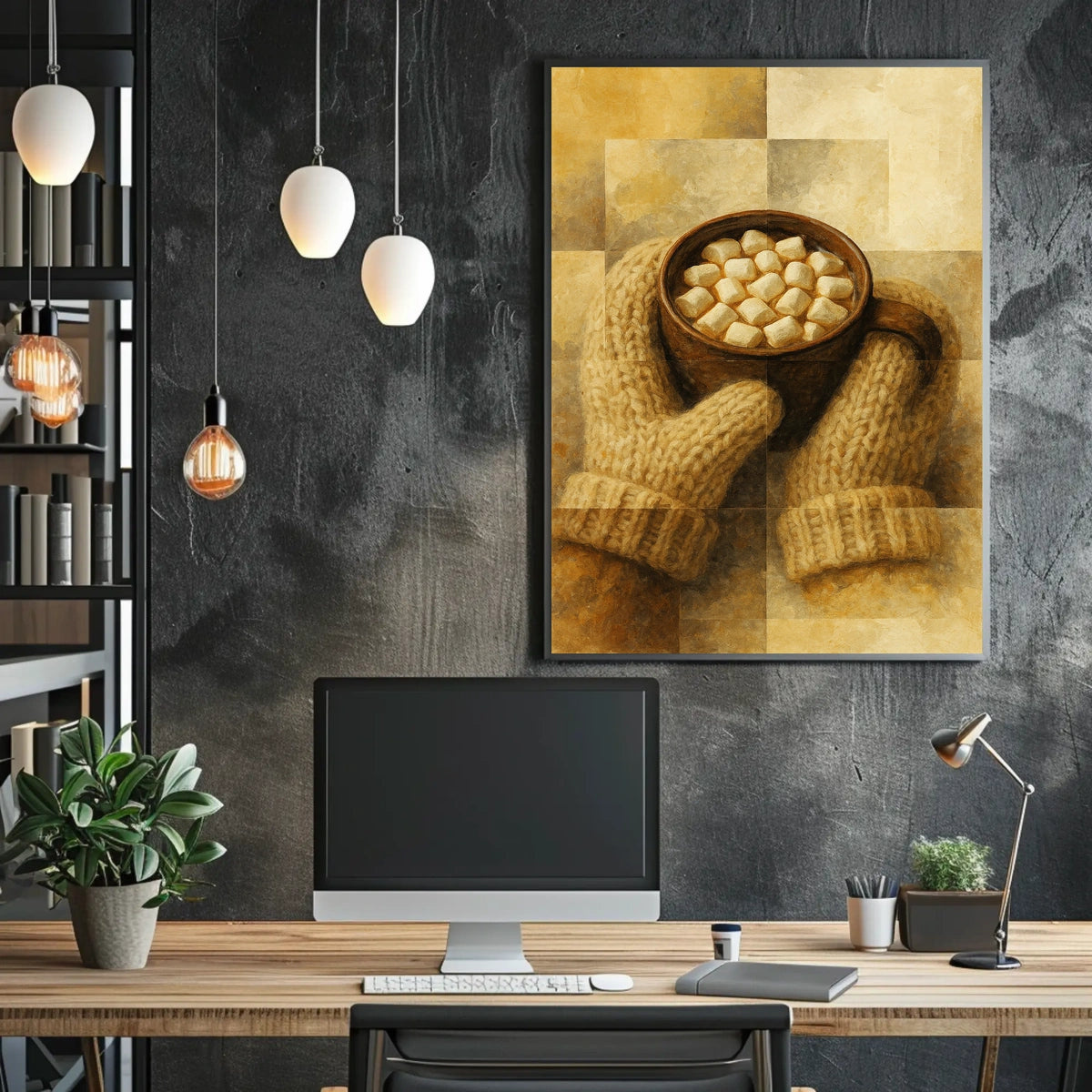 Cozy Winter Warmth Poster