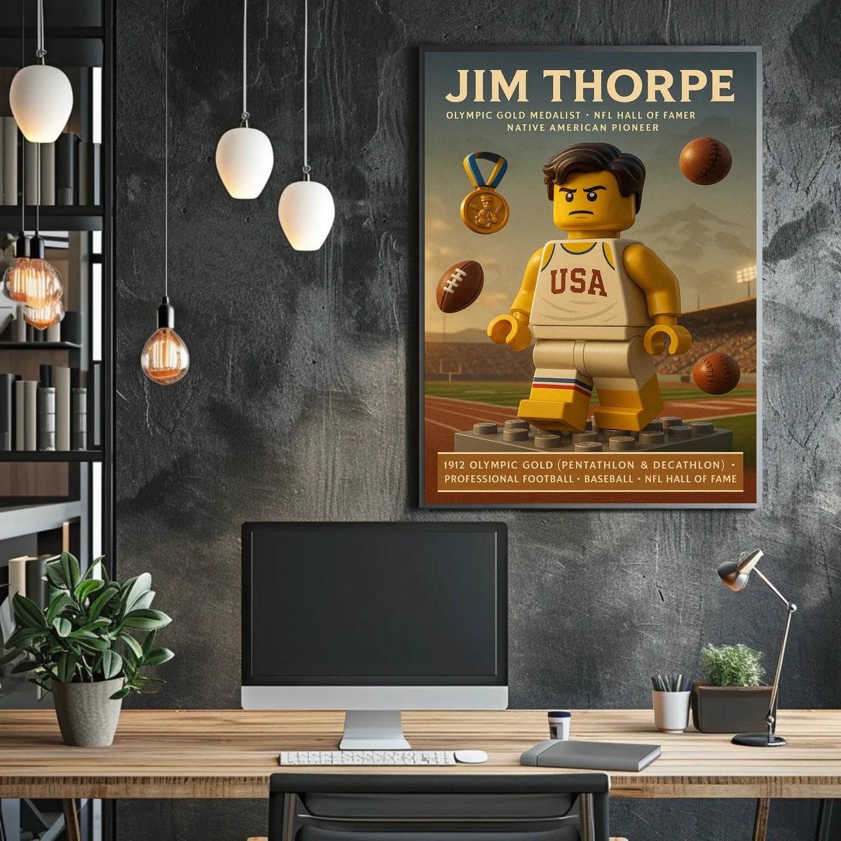 Celebrating Jim Thorpe A Legendary Pioneer Jim Thorpe Poster
