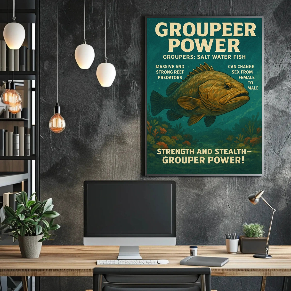 Grouper Power Poster