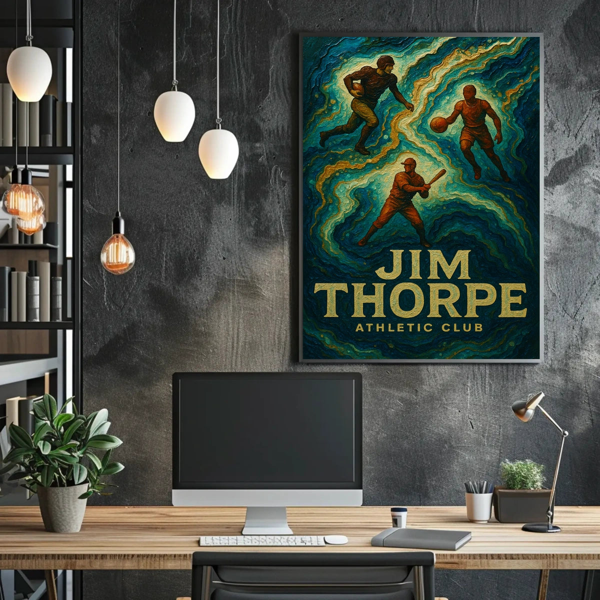 Jim Thorpe Athletic Club Poster