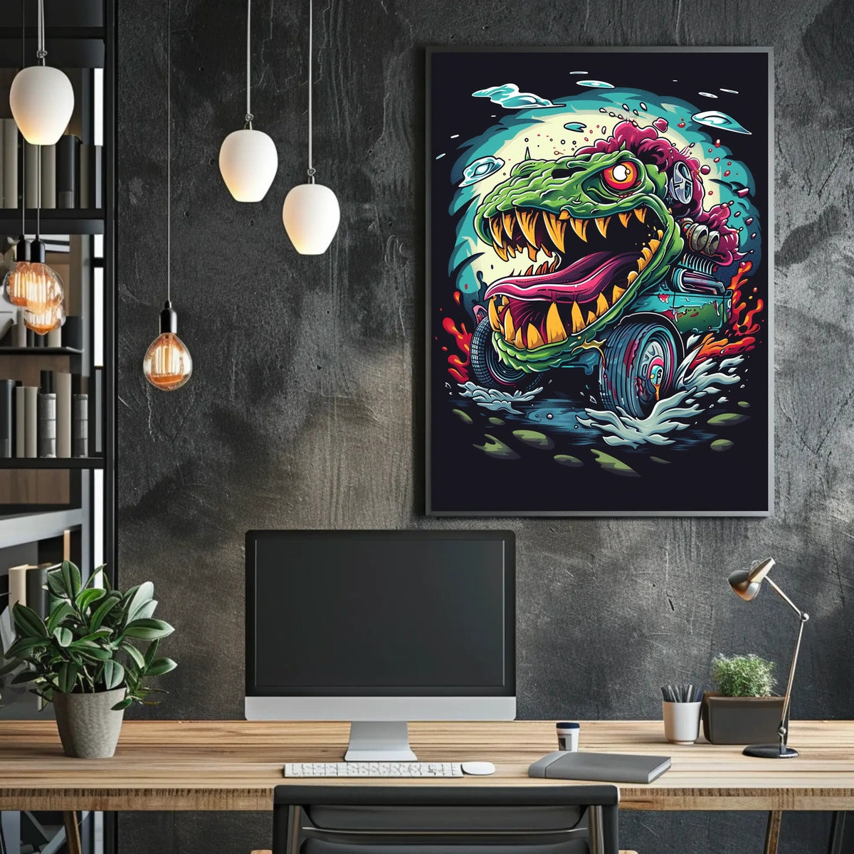 Monster Machine Mayhem Poster