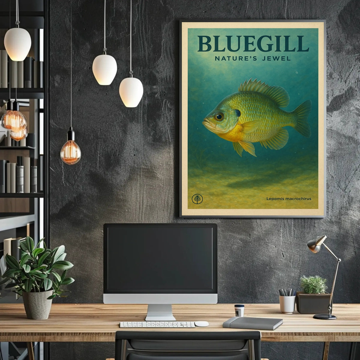 Bluegill NatureS Jewel Poster