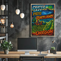 Oregon Highlights Poster