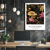 William Morris Cotton Prints Exhibition Poster