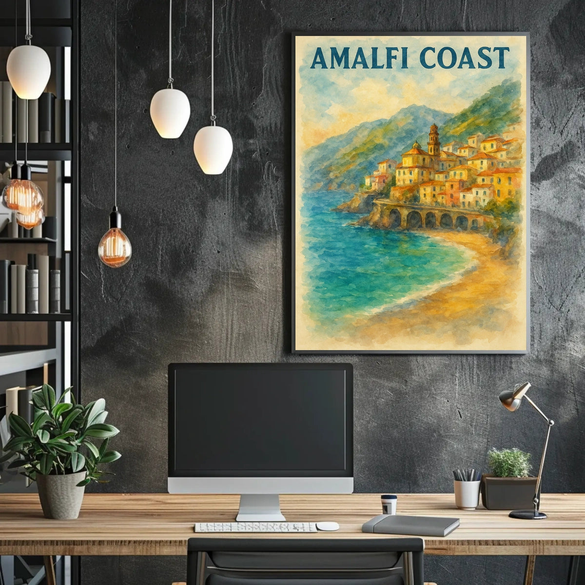 Amalfi Coast Scenic Beauty Poster
