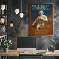 Christopher Columbus Navigator of the New World Poster