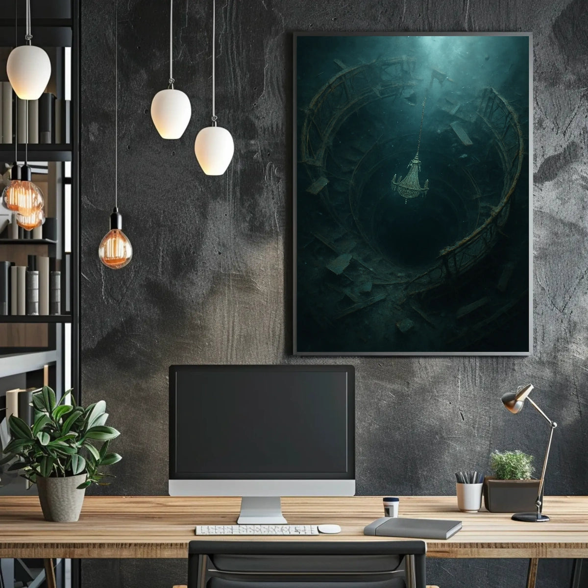 Underwater Elegance Poster