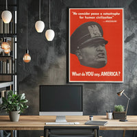 Mussolini's Provocation Poster PosterGoat