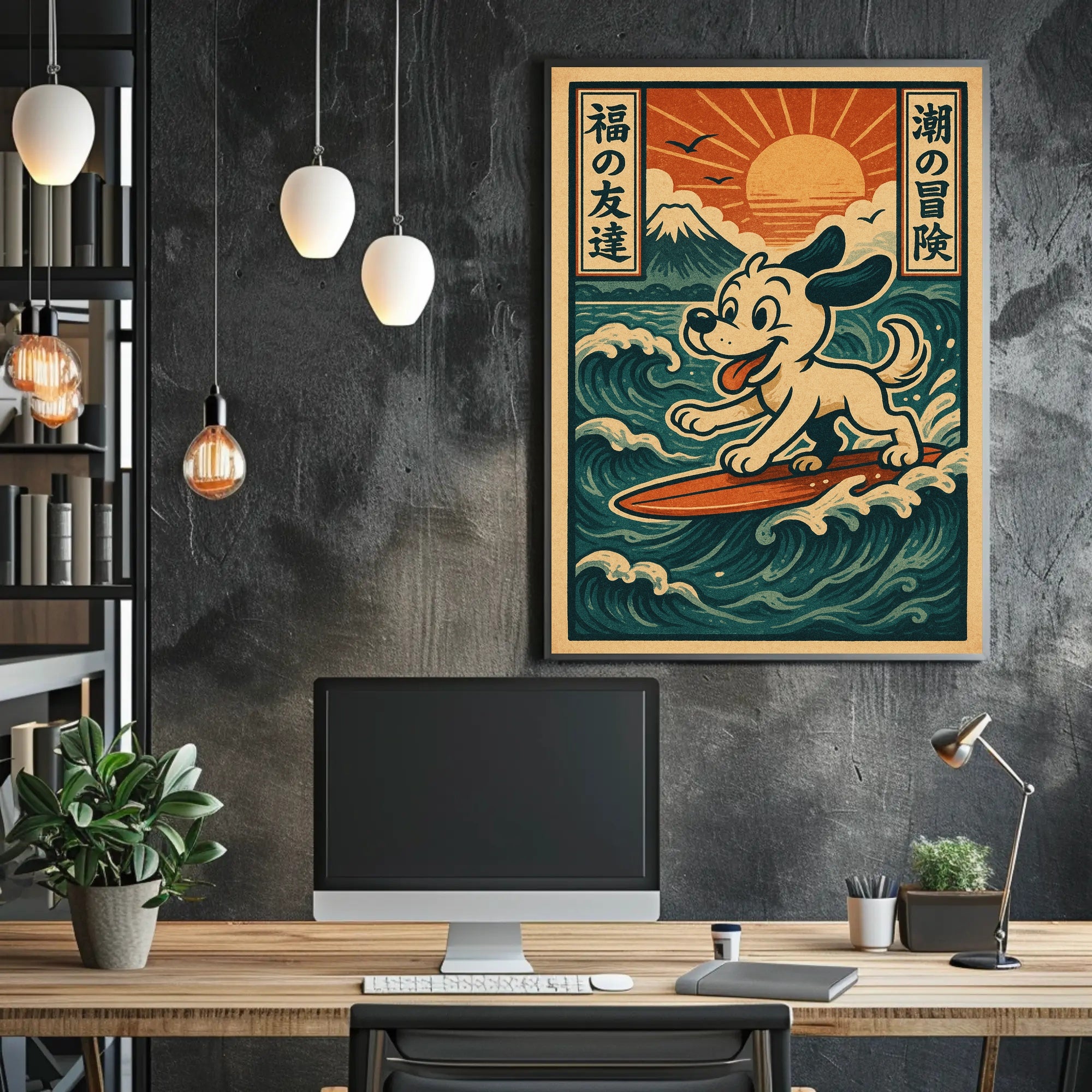 Surfing Adventure Poster PosterGoat