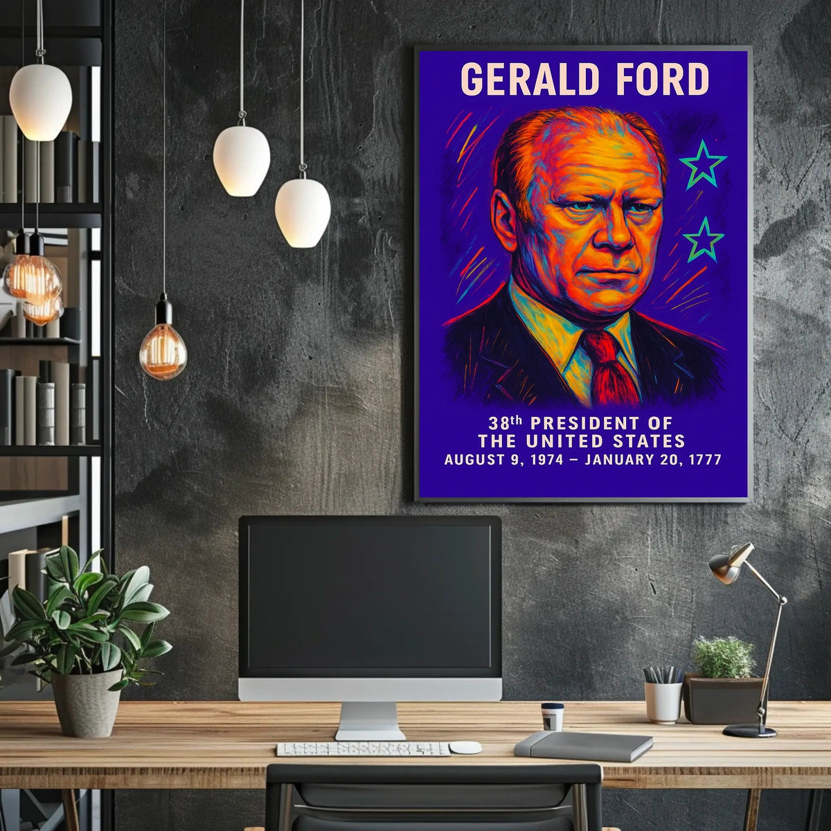 Gerald Ford 38th President Poster