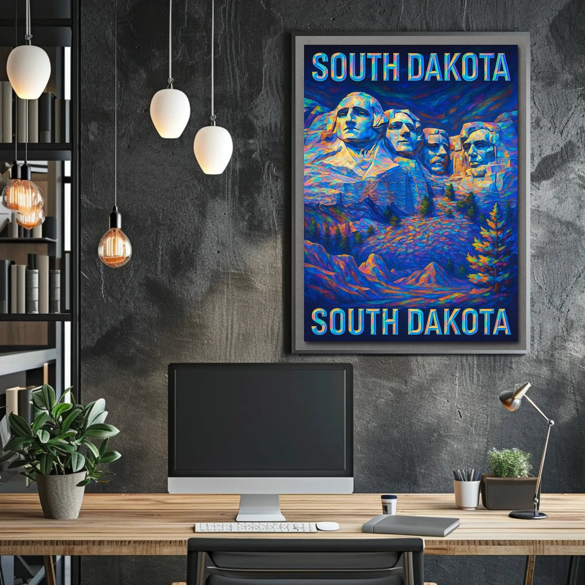 Mount Rushmore In South Dakota Poster