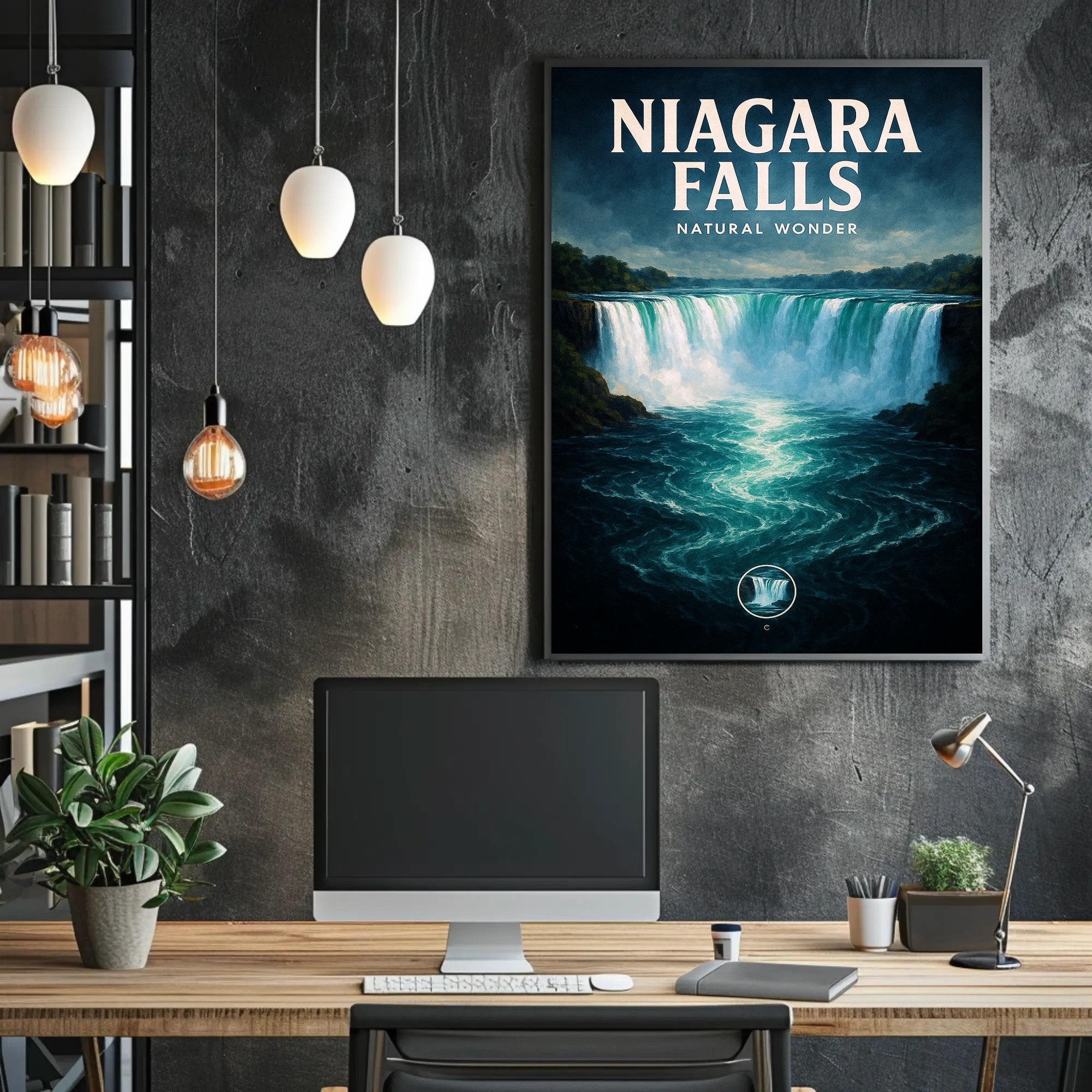 Niagara Falls Natural Wonder Poster PosterGoat