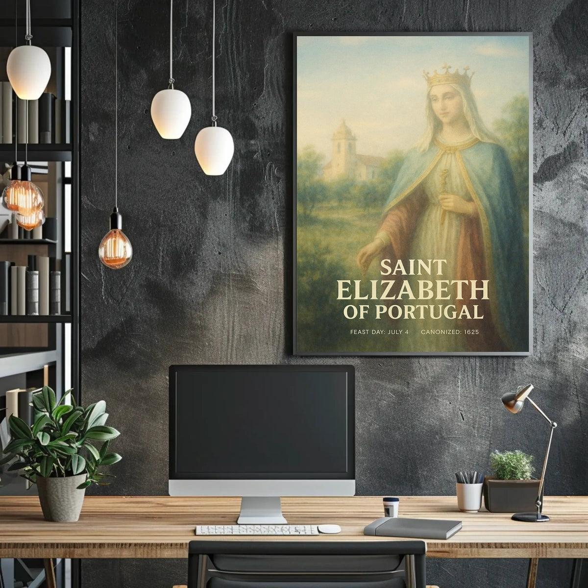 Saint Elizabeth Of Portugal Poster