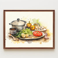 Culinary Still Life Poster