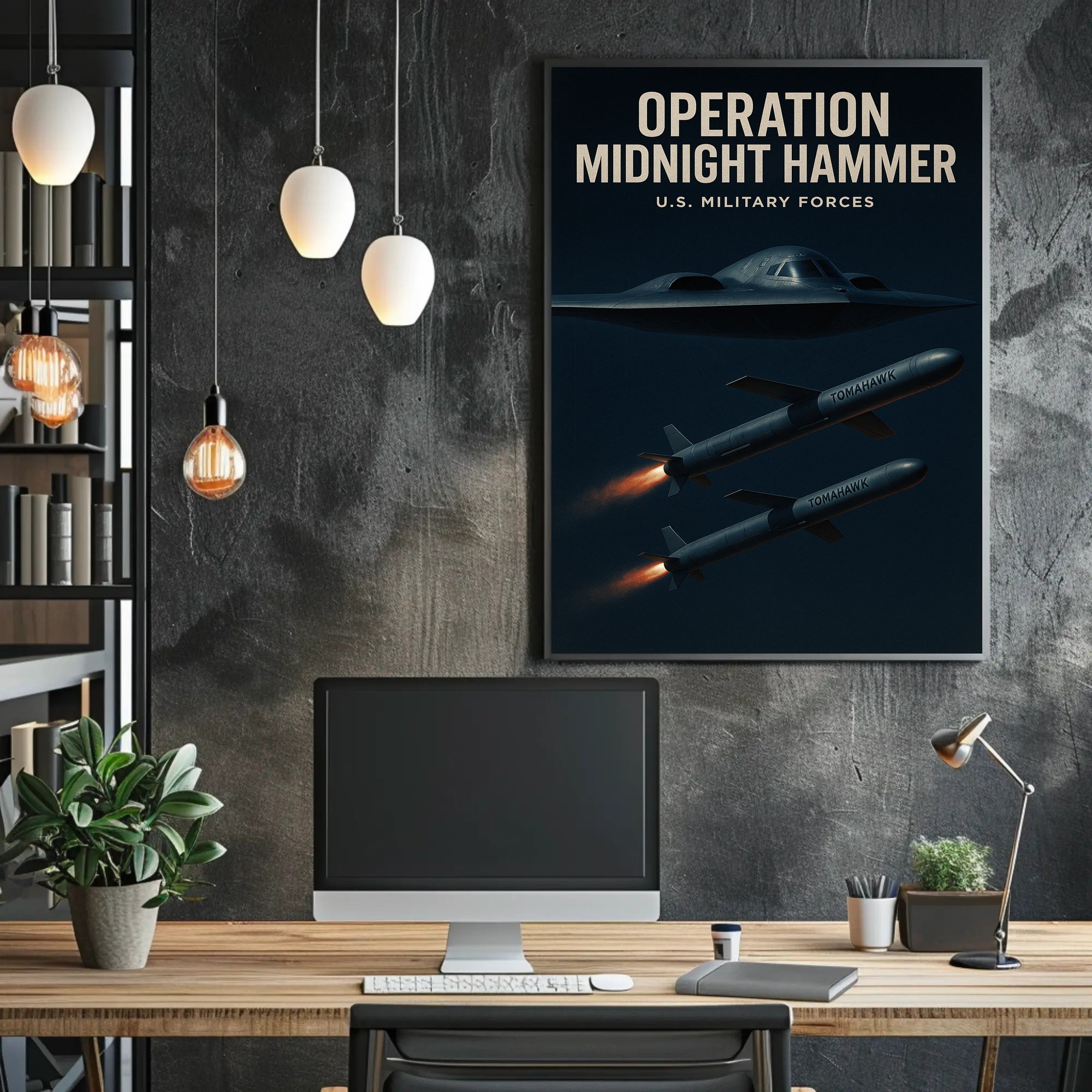 Operation Midnight Hammer Military Recruitment Poster PosterGoat