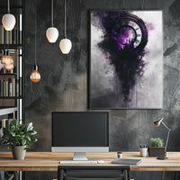 Ancient Egyptian Cosmic Crow Surrealism Art Poster PosterGoat