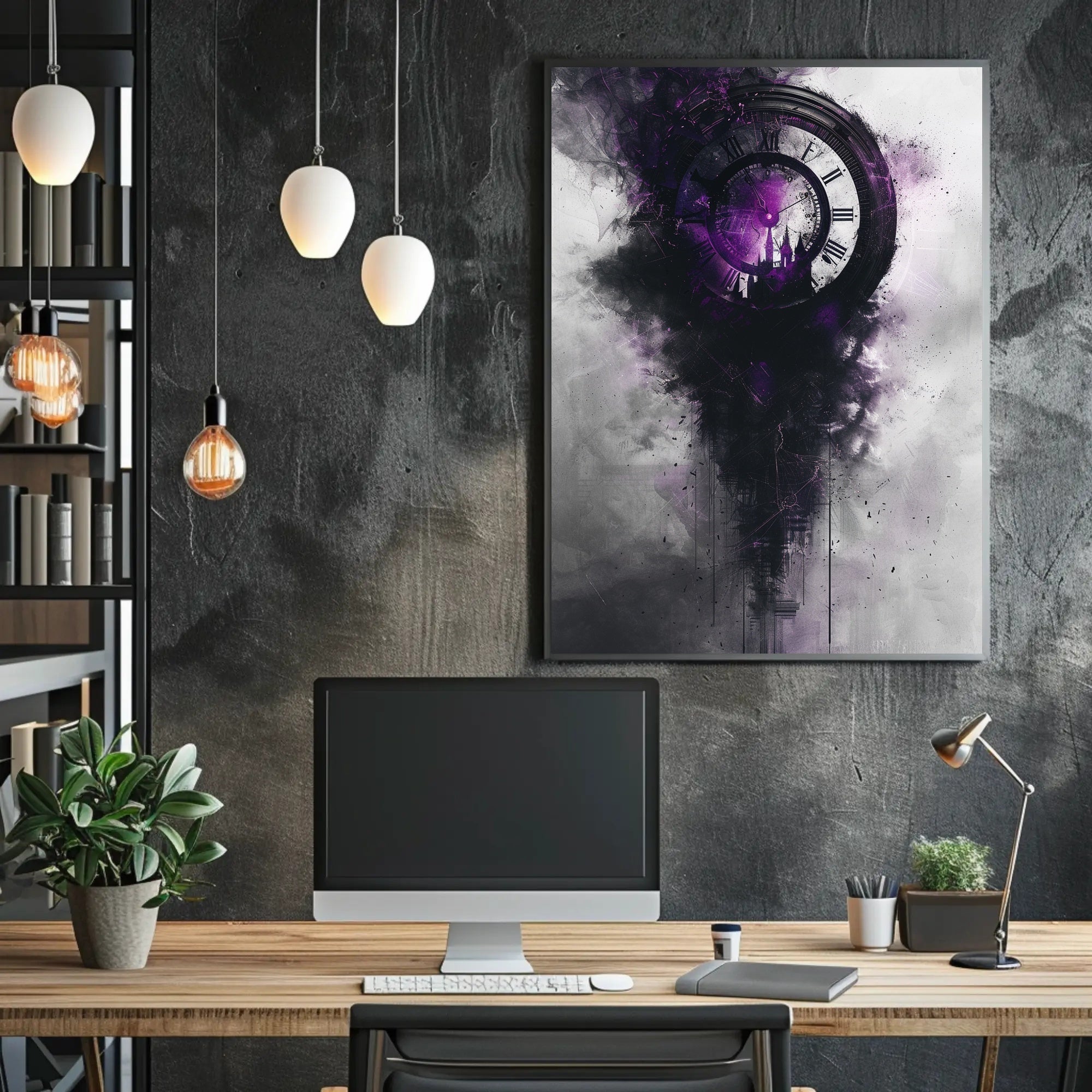 Ancient Egyptian Cosmic Crow Surrealism Art Poster PosterGoat