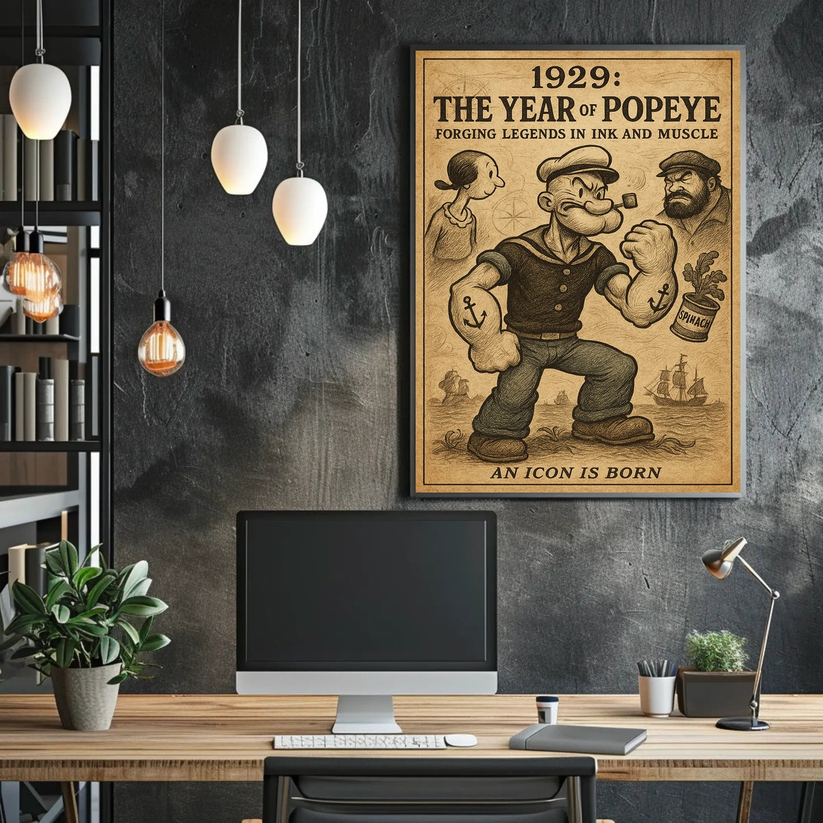 Popeye 1929 Art Poster POP-195
