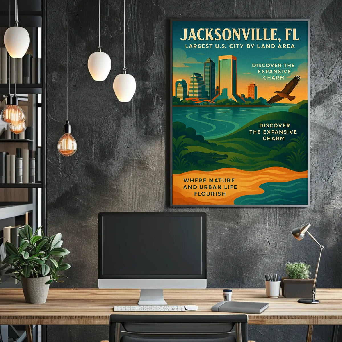 Discover JacksonvilleS Expansive Charm Poster