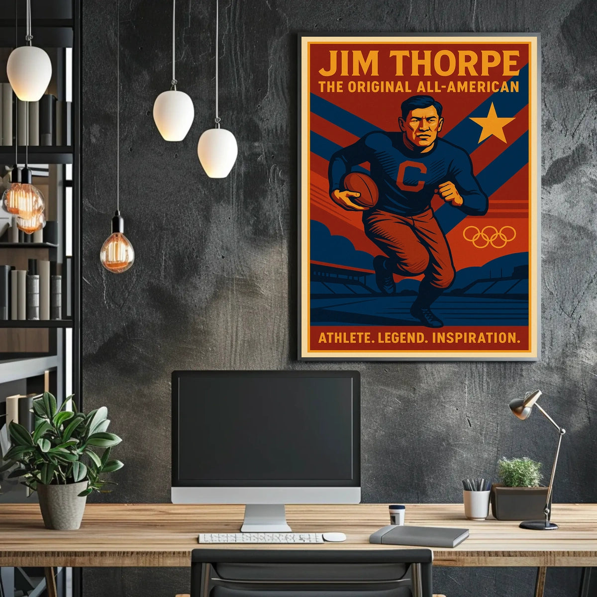Jim Thorpe Celebrating an All-American Legend Poster