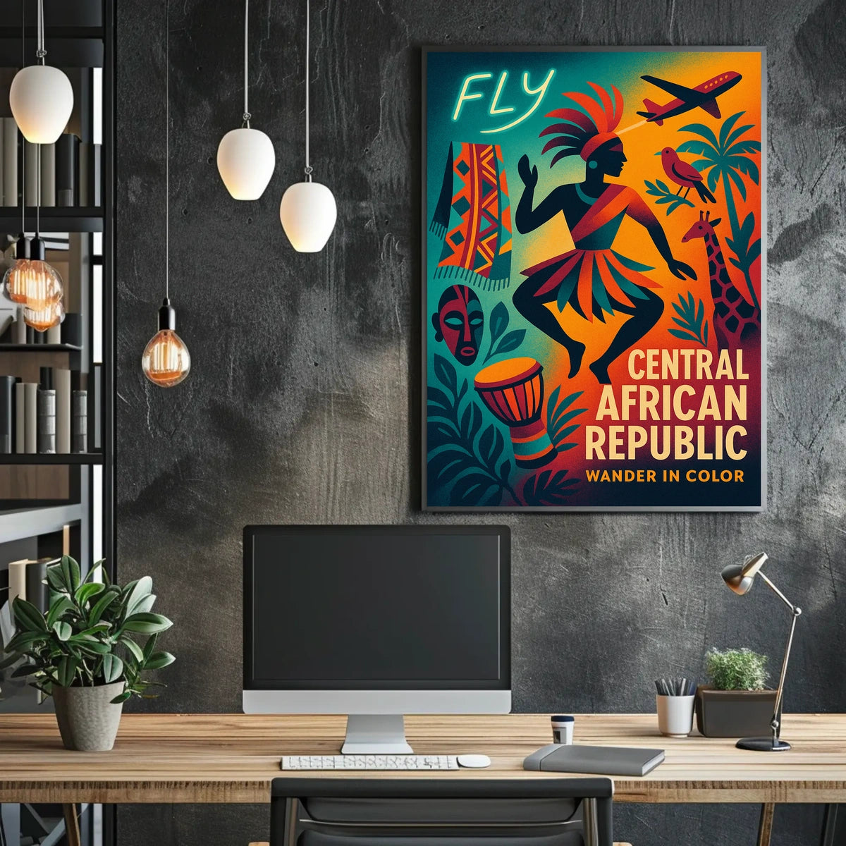 Fly to the Central African Republic Poster