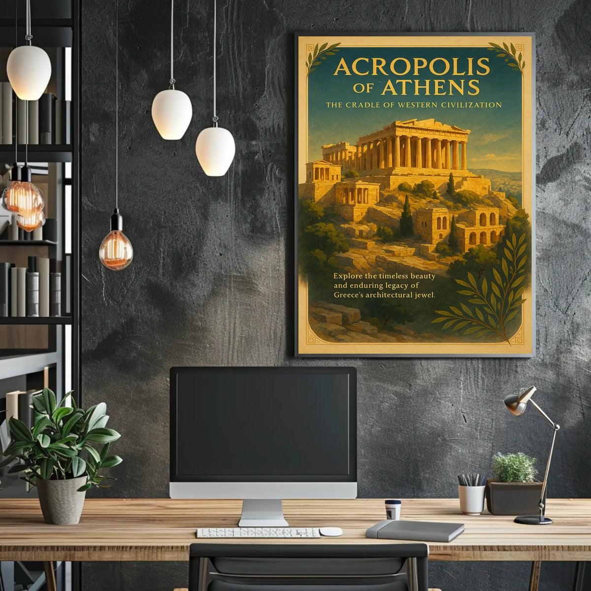 Acropolis of Athens The Cradle of Western Civilization Poster