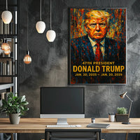 Trump Legacy Expressionism Patriot Poster