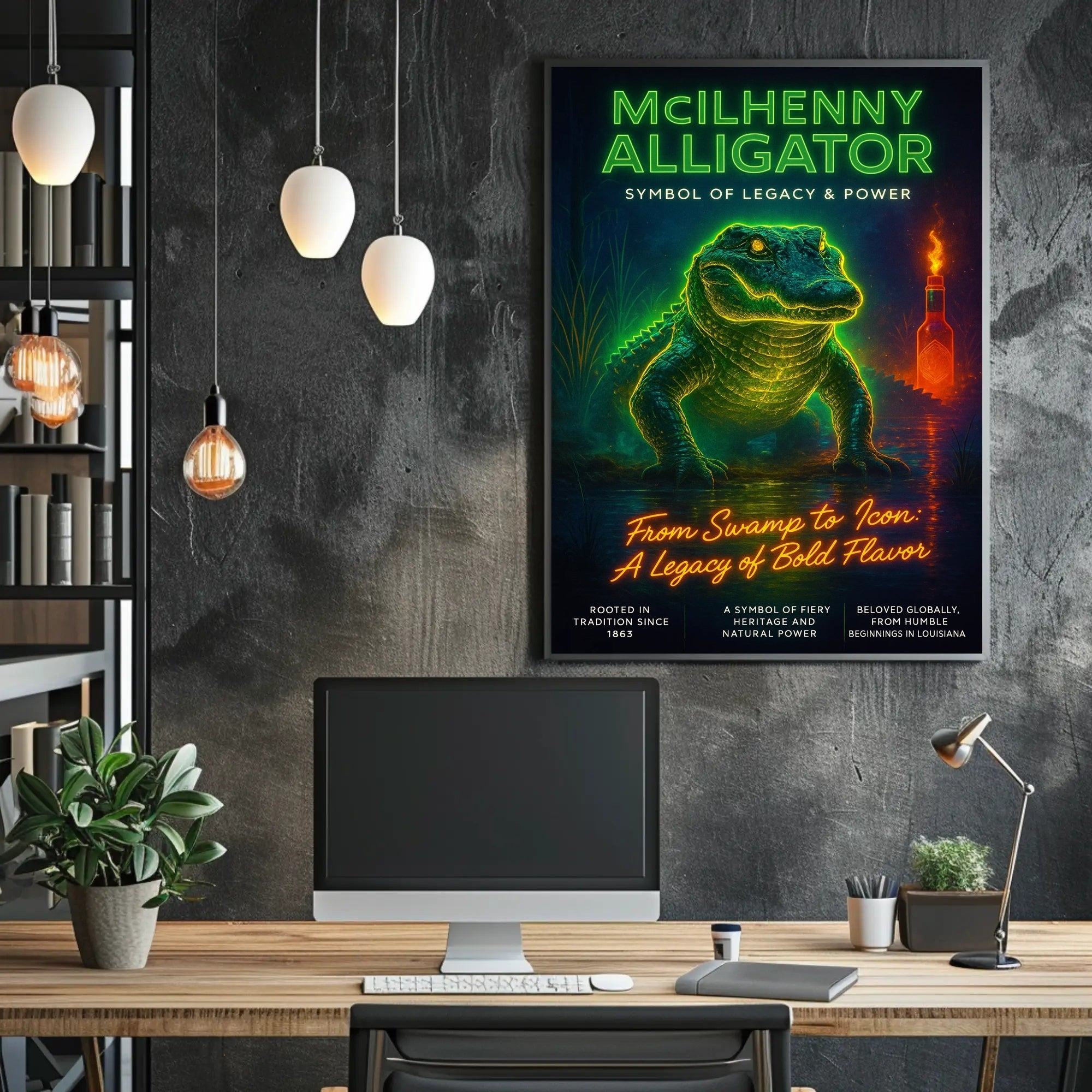 McIlhenny Alligator PosterGoat