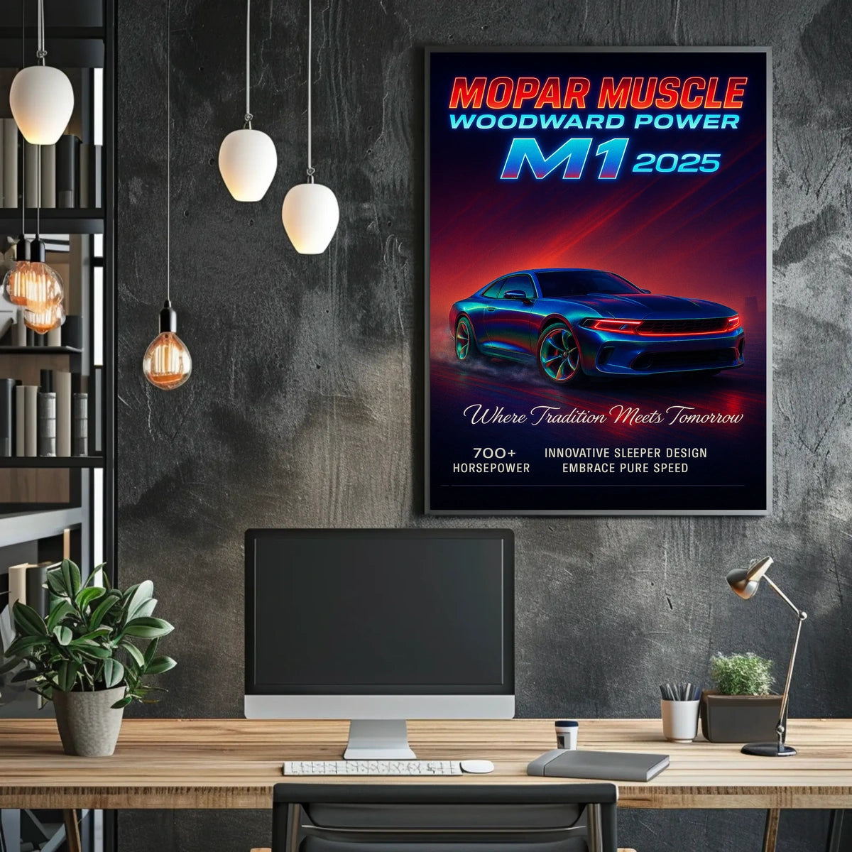 Mopar Muscle Woodward Power Poster
