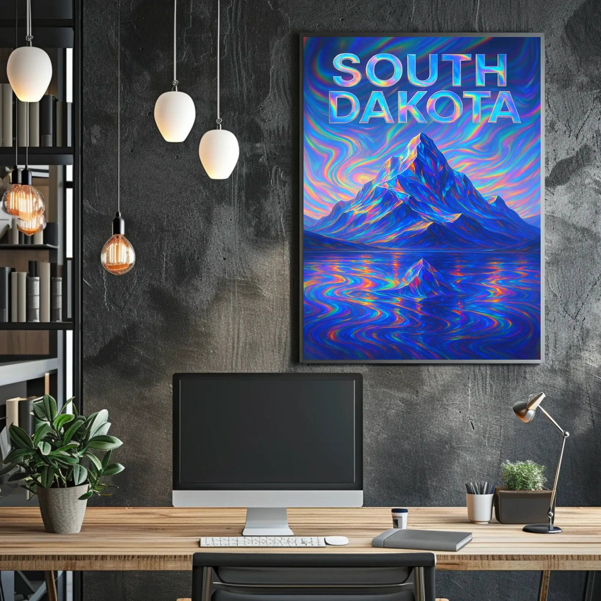 South Dakota Vibrant Landscapes Poster
